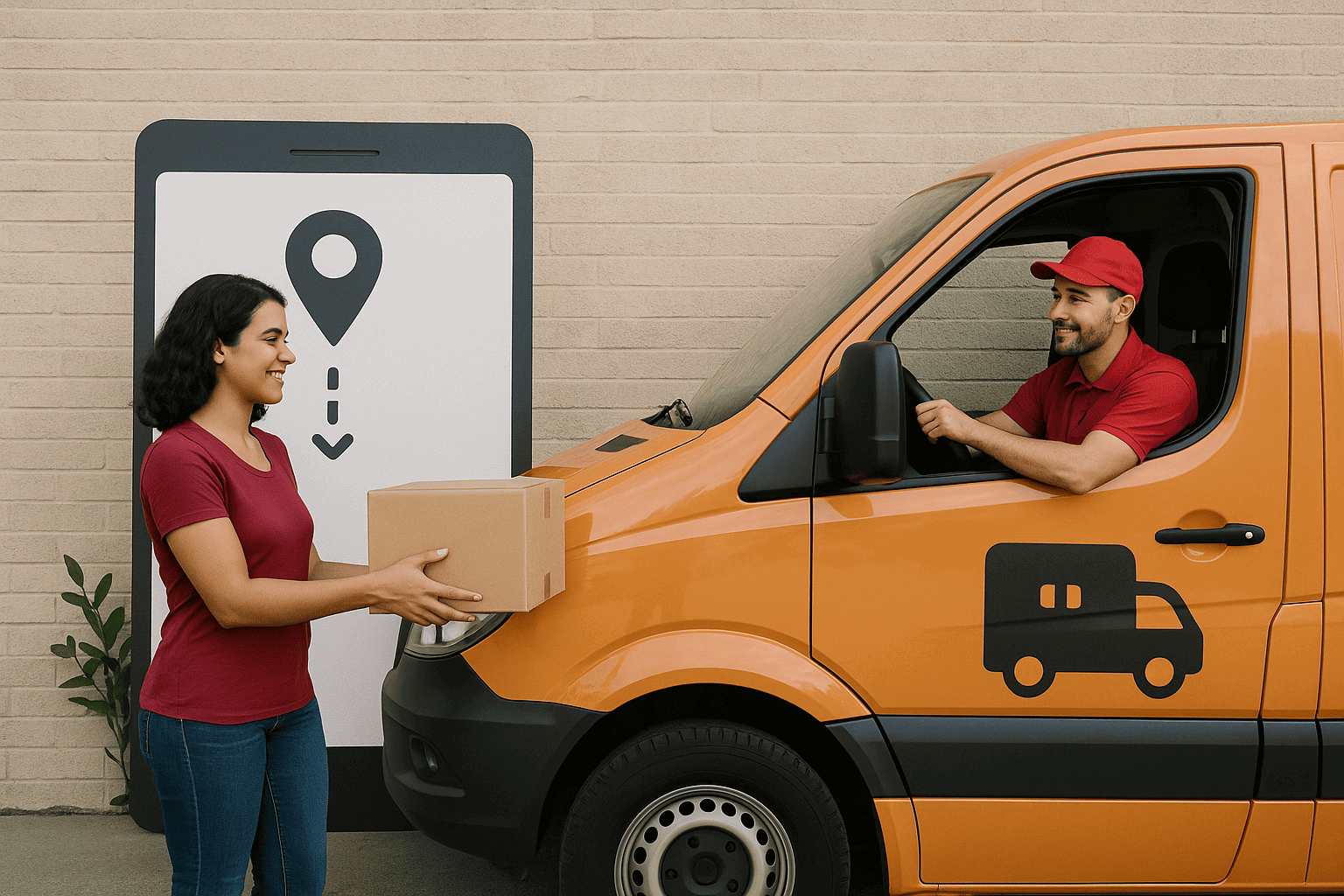 Courier pickup